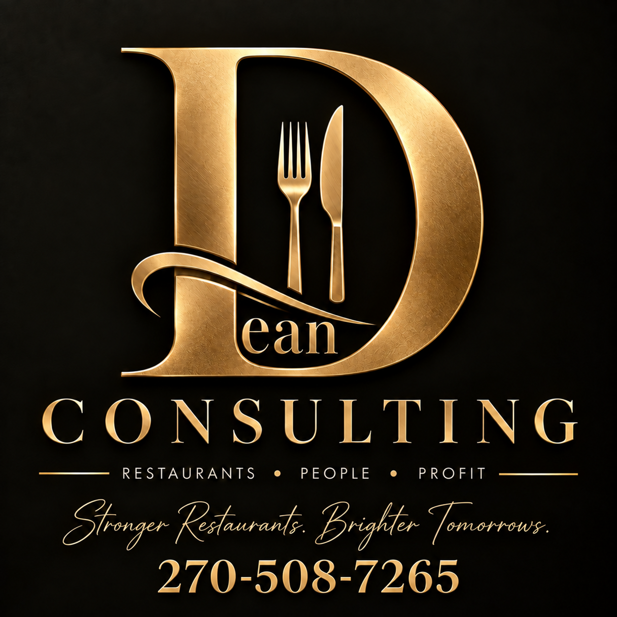 Dean Consulting — Restaurants, People, Profit